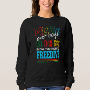 Sudadera Deja que esta chica te muestre cómo hacer Freedive