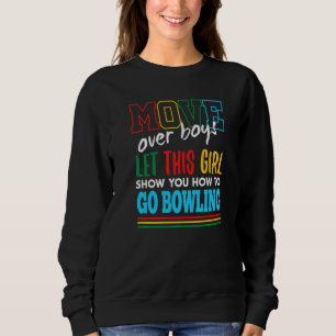 Sudadera Deja que esta chica te muestre cómo ir a bolos div