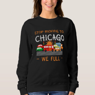 Sudadera Dejar De Ir A Chicago Completo Humor Illinois Il