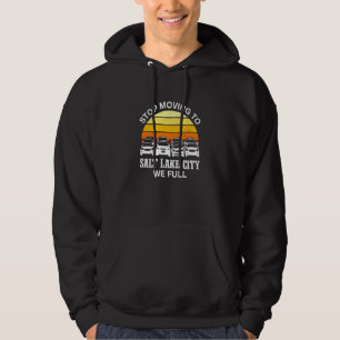 Sudadera Dejar De Trasladarse A Salt Lake City Estamos Comp