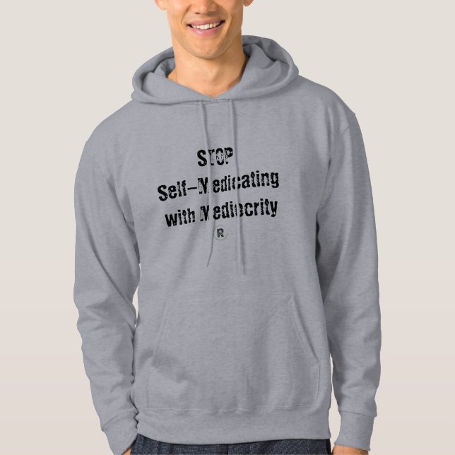 Sudadera Dejar de usar medicamentos (sudadera) (Anverso)
