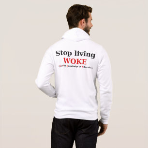 Sudadera Dejar de vivir WOKE zip hoodie