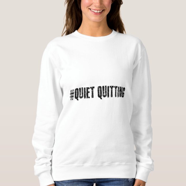 Sudadera Dejarlo tranquilamente (Anverso)