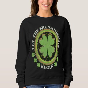 Sudadera Dejemos que los travesuras comiencen con rocas de