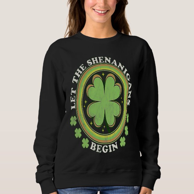 Sudadera Dejemos que los travesuras comiencen con rocas de  (Anverso)