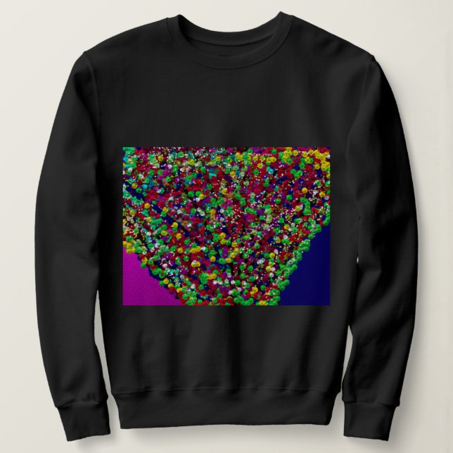 Sudadera del árbol multicolor entre mundos (Anverso del diseño)