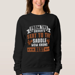 Sudadera Del asiento del conductor a la mamá del caballo de