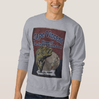 Sudadera del bajo negro de Vincent del cabo