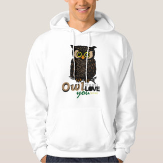 Sudadera Del BÚHO AMOR siempre usted XOXO