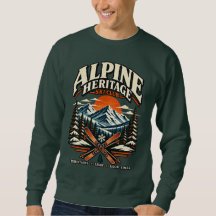 Sudadera del Club de Esquí de Montaña Vintage Alpi