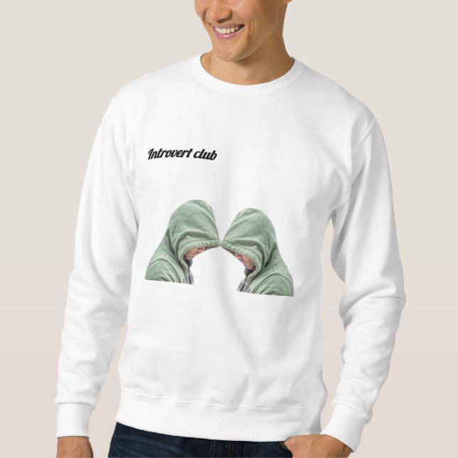 “Sudadera del Club de Introvertidos – Sudadera div (Anverso)