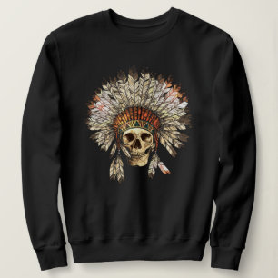 Sudadera del cráneo del nativo americano