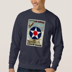 Sudadera del cuerpo de aire del ejército