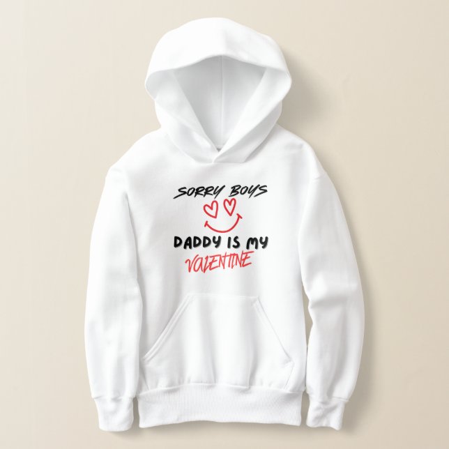 Sudadera del Día de San Valentín, Papá es mi San V (Distribución )