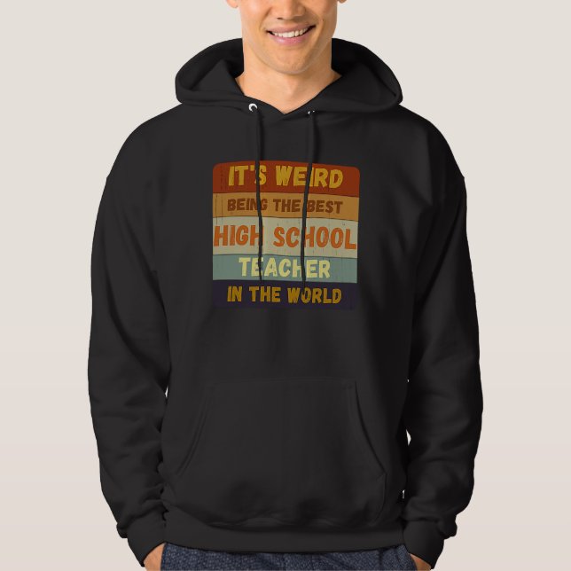 Sudadera Del estudiante al mejor profesor de secundaria (Anverso)