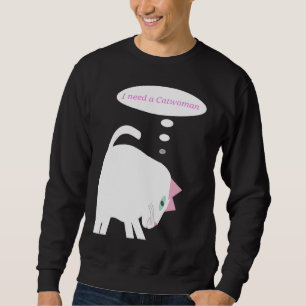Sudadera del gato pensativo
