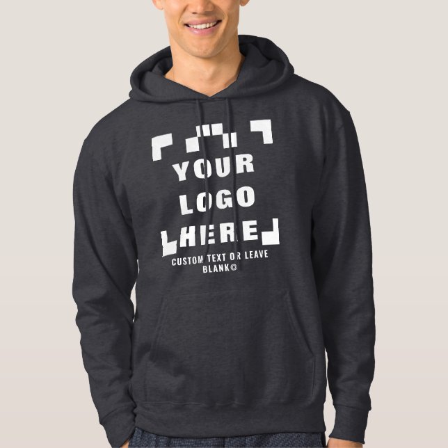 Sudadera Delantero + opcional Atrás, logotipo comercial gri (Anverso)