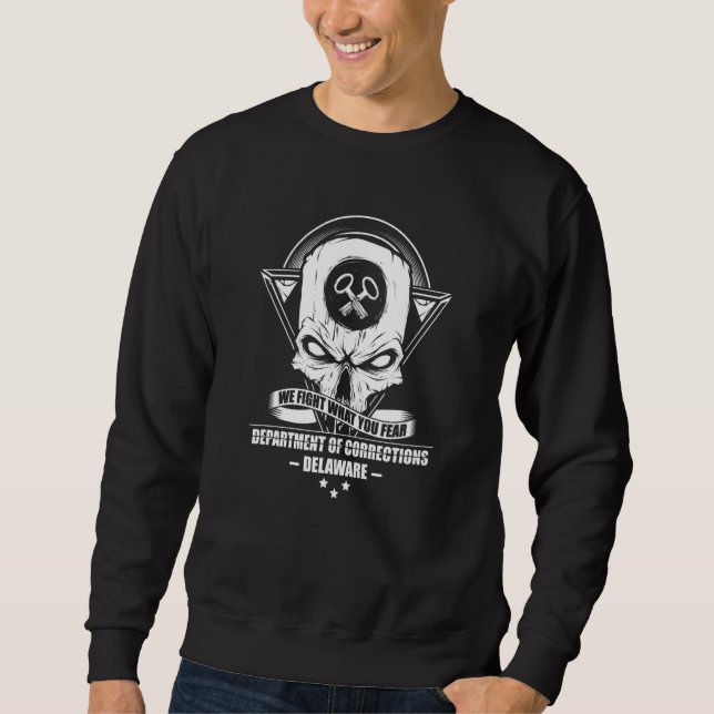 Sudadera Delaware Department Of Corrections Officer Skull P (Anverso)