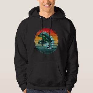 Sudadera Delfín Antiguo Criatura Marina Océano Delfines