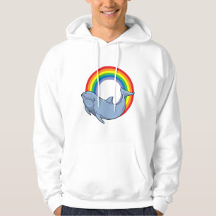 Sudadera Delfín con arcoiris