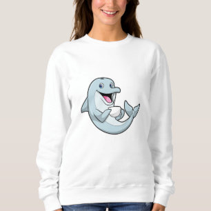 Sudadera Delfín con copa de café