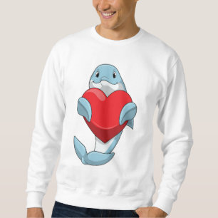 Sudadera Delfín con corazón