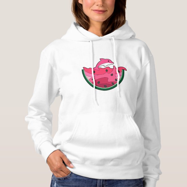Sudadera Delfín con sandía (Anverso)