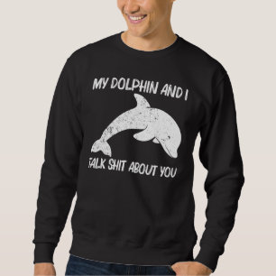 Sudadera Delfín Cool Para Hombres Mujeres Delfín Mular Anim