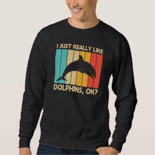 Sudadera Delfín Cool Para Hombres Mujeres Delfines Ballena 