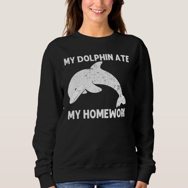 Sudadera Delfín De Guay Para Niños Dolphin Anim Bottlenose (Anverso)