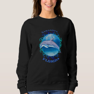 Sudadera Delfín de recuerdo de vacaciones de Sarasota Flori
