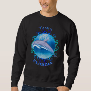Sudadera Delfín de recuerdo de vacaciones de Tampa Florida