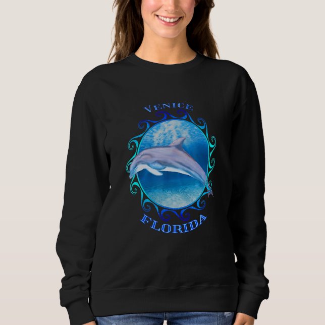 Sudadera Delfín de recuerdo de vacaciones de Venecia Florid (Anverso)