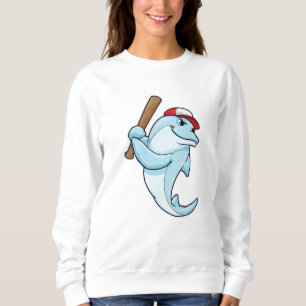 Sudadera Delfín en el béisbol como bateador
