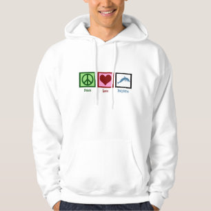 Sudadera Delfínes del amor de la paz