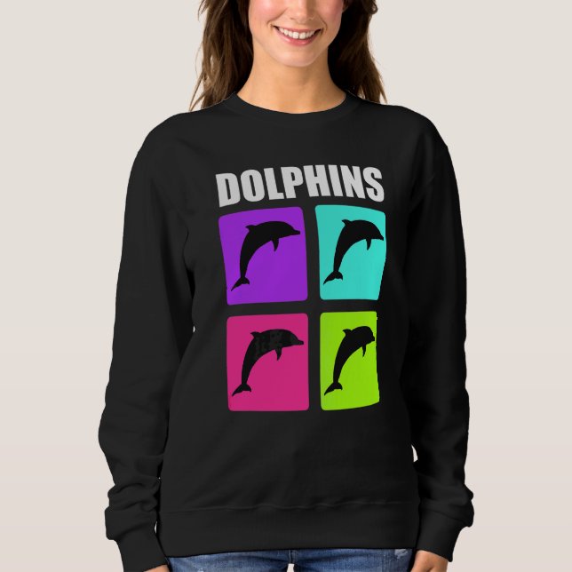 Sudadera Delfines Vintage (Anverso)