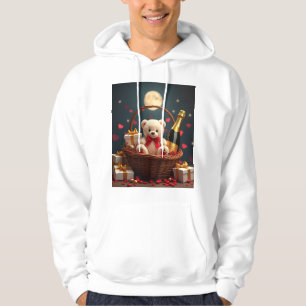 Sudadera Delicia de osito de peluche y champán