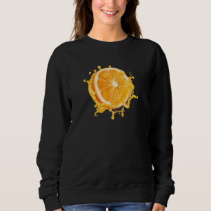 Sudadera Deliciosa comida de fruta Naranja