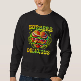 Sudadera deliciosa hamburguesa