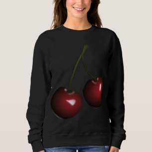 Sudadera Delicioso Pair de cerezas Fruta Snack