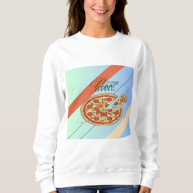 Sudadera Delicious Pizza Lovers T-Shirt – Fun Italian Food  (Anverso)