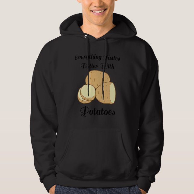 Sudadera Delicious Potatoes Ironic Quote Hobby Chef Cooking (Anverso)