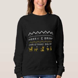 Sudadera Delight de Navidades merry y brillantes