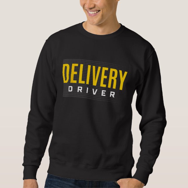 Sudadera Delivery Driver Food Delivery Courier Driver Job C (Anverso)