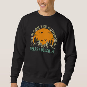 Sudadera Delray Beach, Florida - Explore La Playa Exterior