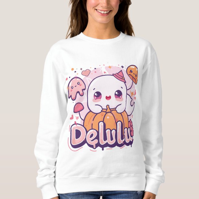 Sudadera Delulu | ExDesigner | Halloween (Anverso)