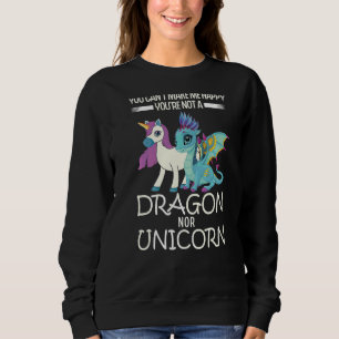 Sudadera Demasiado Bonito para ser un dragón unicornio