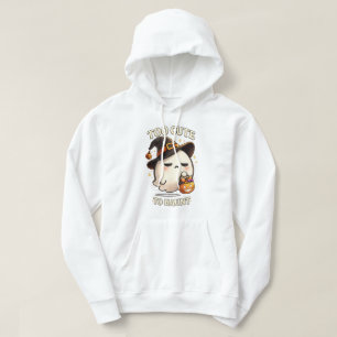 Sudadera Demasiado Lindo Para Asustar Bruja Fantasma Arte d