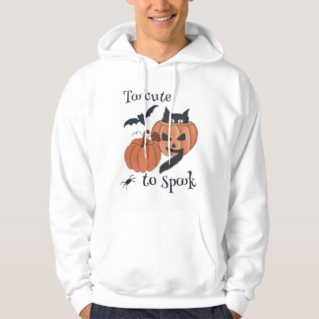 Sudadera Demasiado lindo para hablar (Anverso)