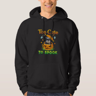 Sudadera Demasiado lindo para hablar calabaza de perro Schn